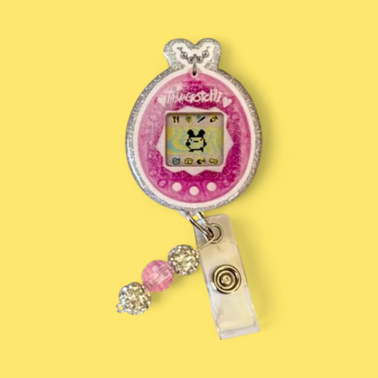 Tamagotchi-Inspired Retro Badge Reel