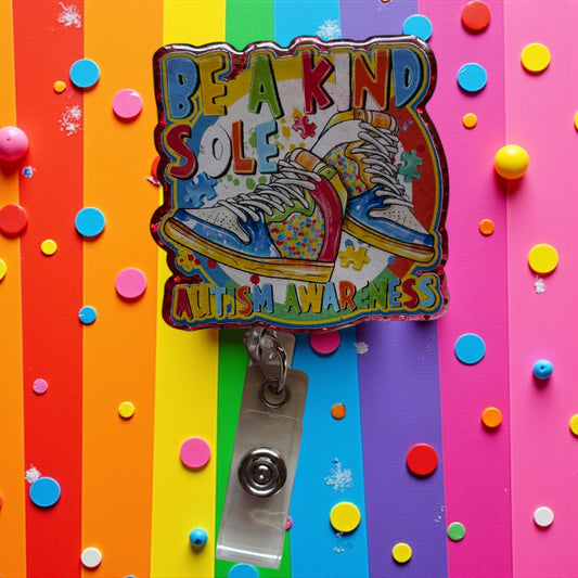 Autism Awareness Badge Reel
