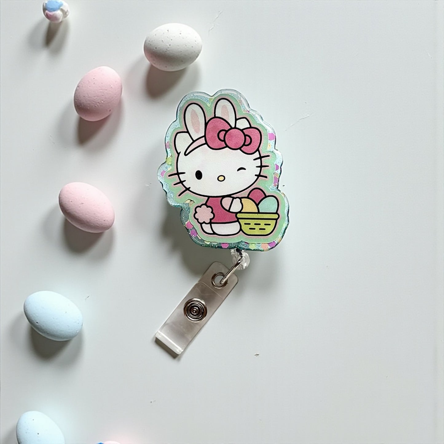 Easter Basket Badge Reel