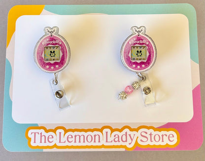 Tamagotchi-Inspired Retro Badge Reel