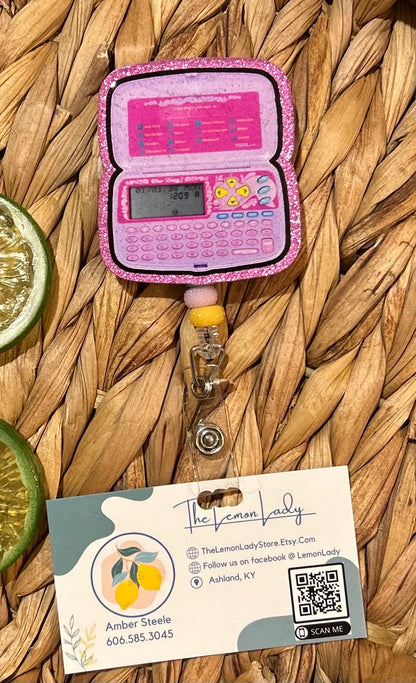 Dear Diary Badge Reel | 90s Nostalgia ID Clip | Retro Toy Badge Holder | Funny Nurse Gift | Cute Retractable Work Reel
