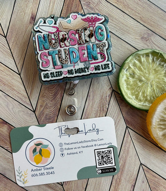 Nursing Student Badge Reel – Fun Gift for Nursing School or Student Nurses
