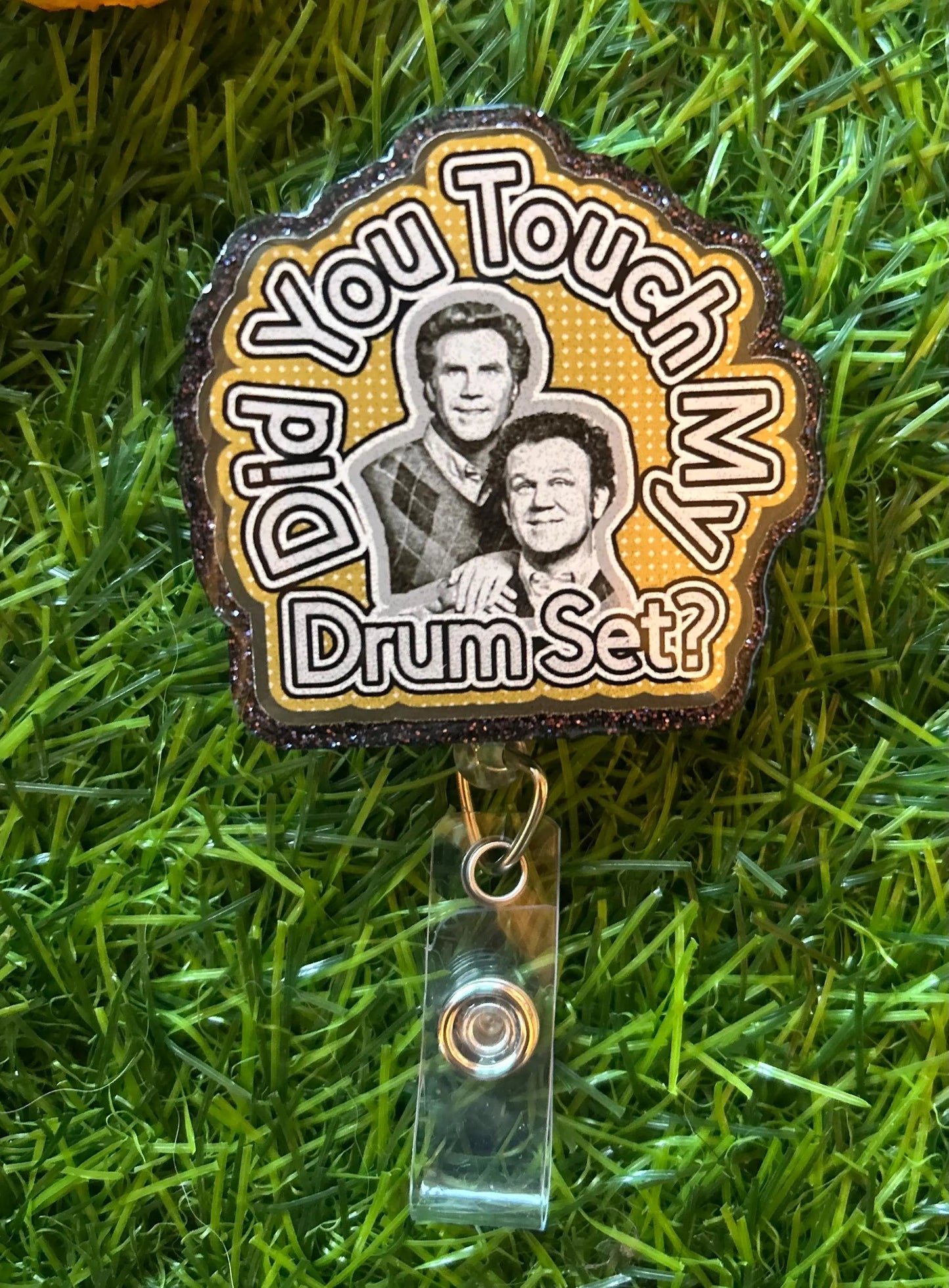 Funny Nurse Badge Reel – Step Brothers “Did You Touch My Drum Set?” Clip for ER, ICU, or Hospital Staff