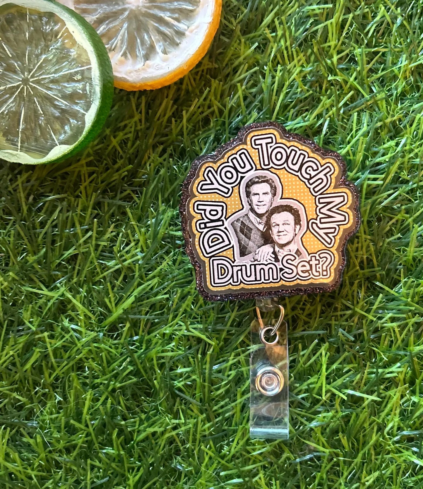 Funny Nurse Badge Reel – Step Brothers “Did You Touch My Drum Set?” Clip for ER, ICU, or Hospital Staff