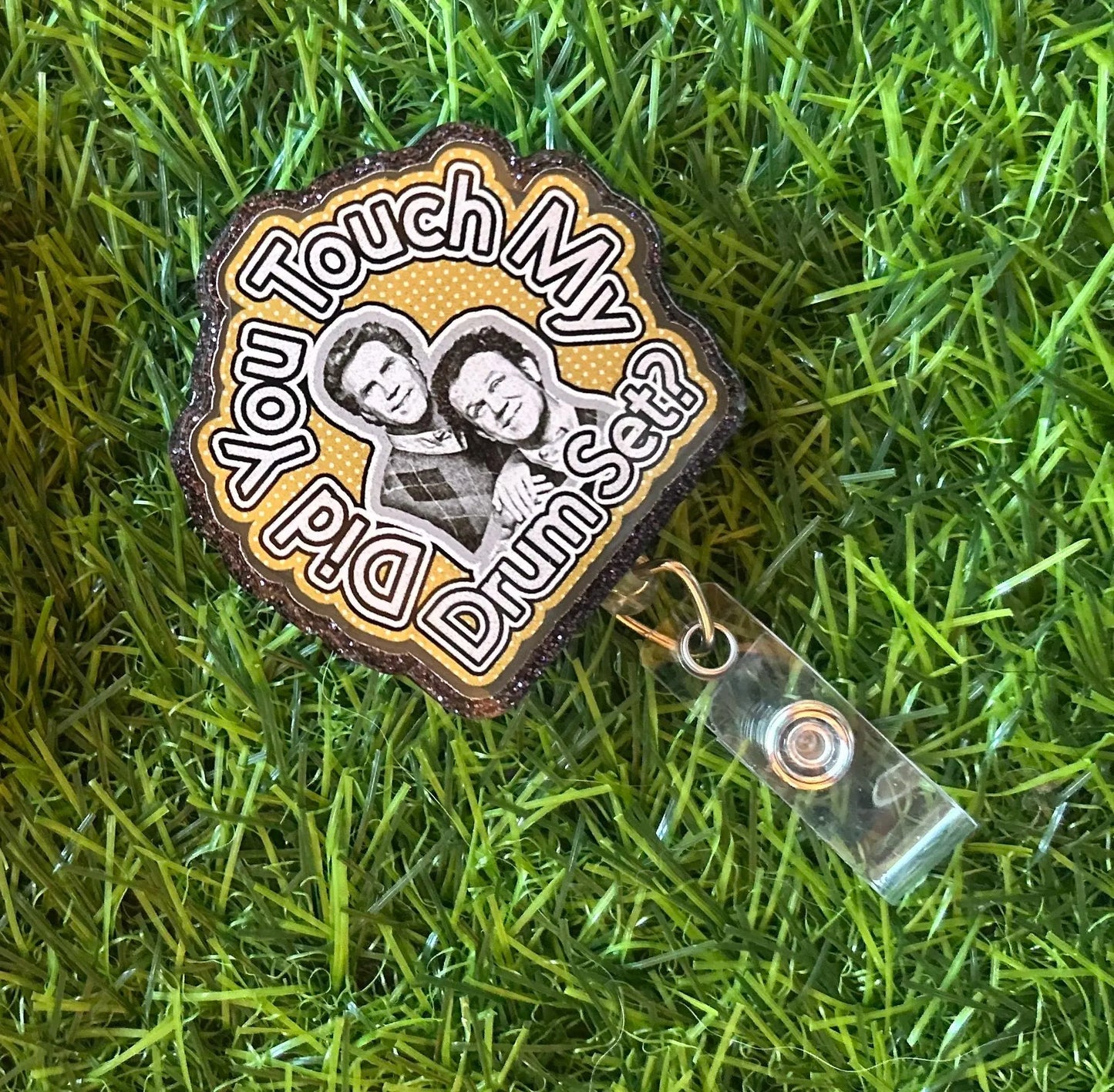 Funny Nurse Badge Reel – Step Brothers “Did You Touch My Drum Set?” Clip for ER, ICU, or Hospital Staff
