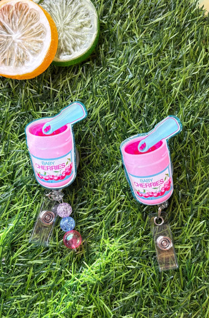Baby Alive Badge Reel, Funny Pediatric Nurse ID Clip, 90s Toy-Inspired Work Accessory, Retro Nurse Badge Holder