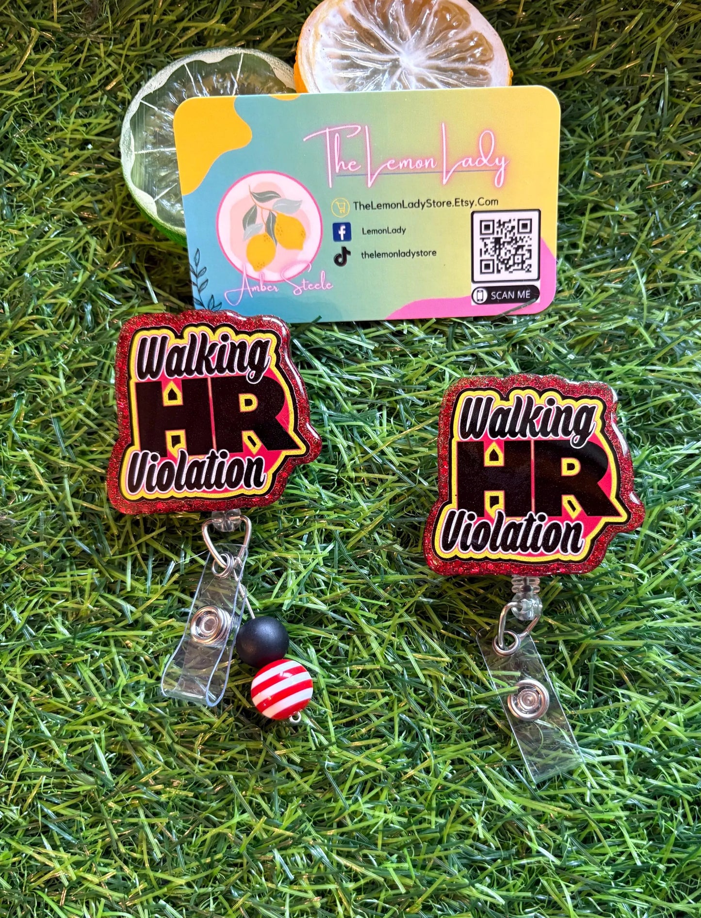 Funny Nurse Bage Reel, Walking HR Violation Badge Reel