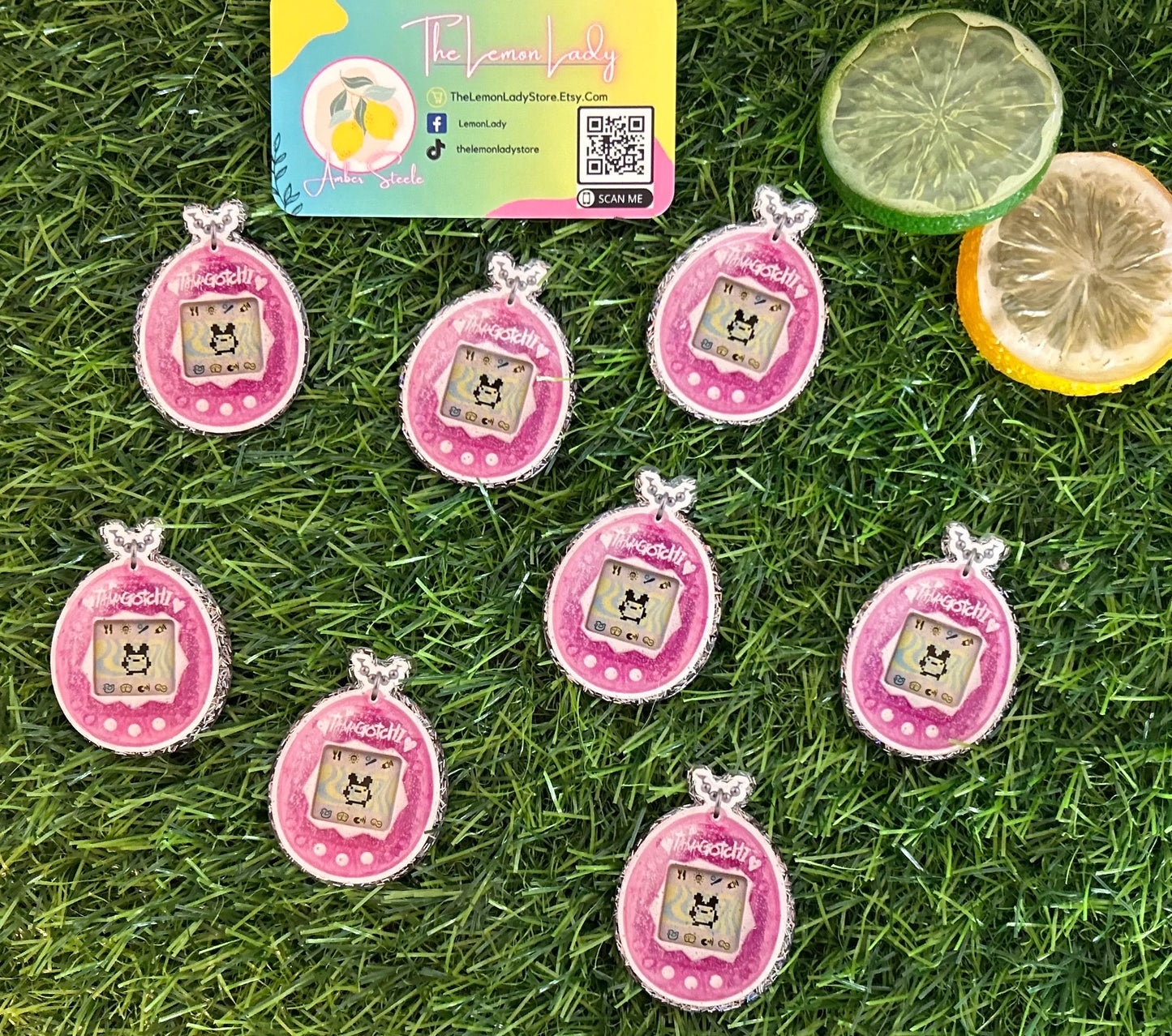 Tamagotchi-Inspired Retro Badge Reel